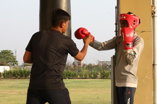 Boxing training